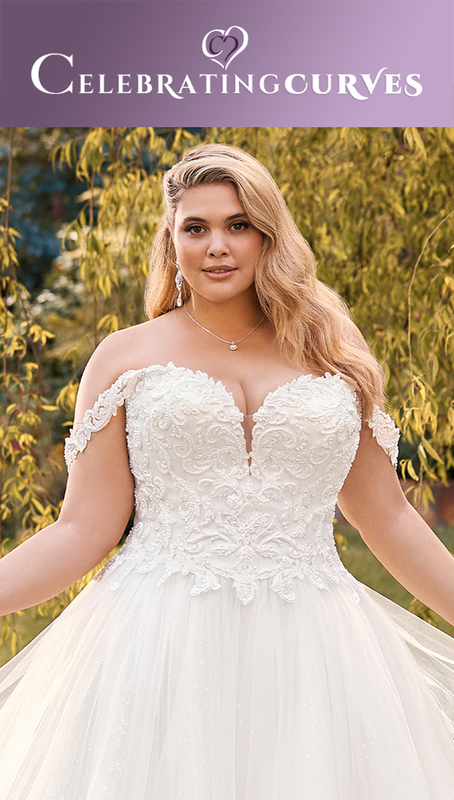 Sophia Tolli designer plus size bridal gown