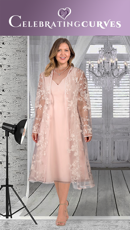 Mother of the Bride/Groom plus size long lace jacket