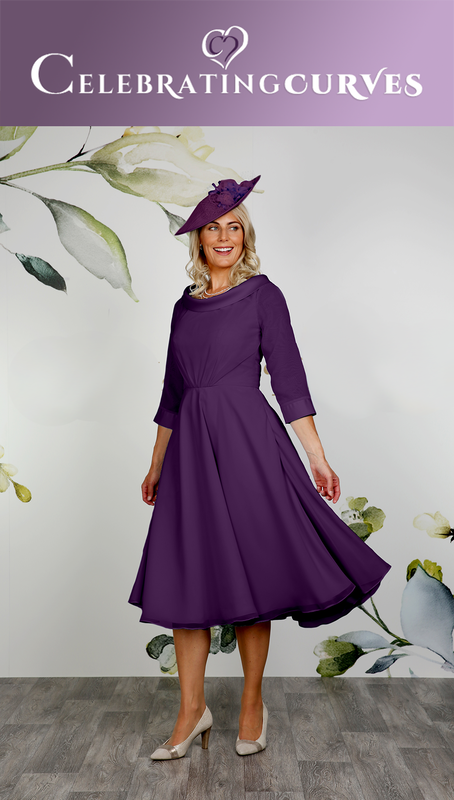 Special occasionwear purple dress